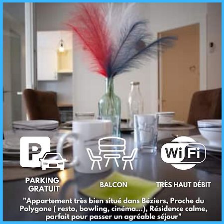 Le Cypres - Appartement Ideal Pour Vos Vacances Ou Vos Deplacements Professionnels A Béziers Dış mekan fotoğraf
